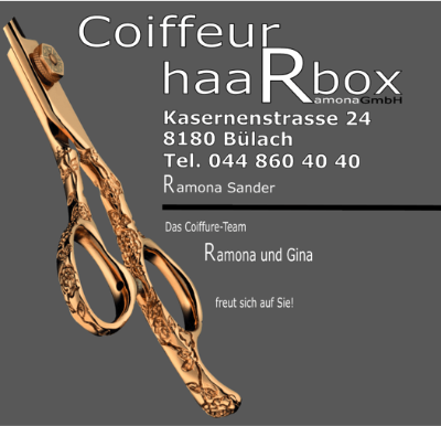 Schweiz Unternehmen Haar Box Ramona Sander im Bülach ZH